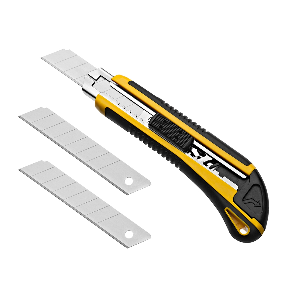 ESTILETE EMBORRACHADO LAMINA ACO 18MM