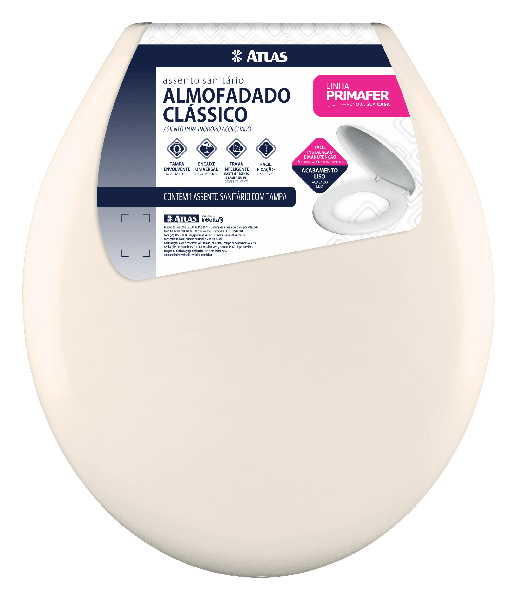 ASSENTO SANIT ALMOF CLASSICO PLAS CZZ